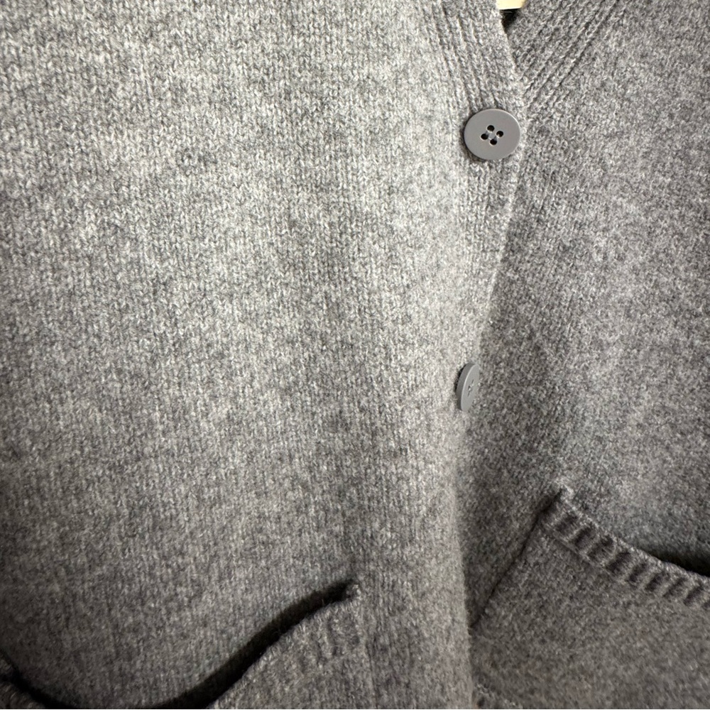 Max Studio Charcoal Cardigan Sweater - Picture 6 of 6